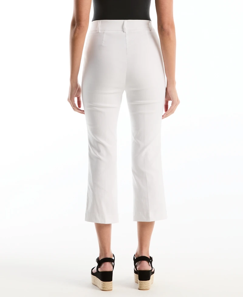 Rafaella Petite Porkchop Pocket Kick Flare Pants
