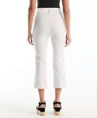 Rafaella Petite Porkchop Pocket Kick Flare Pants