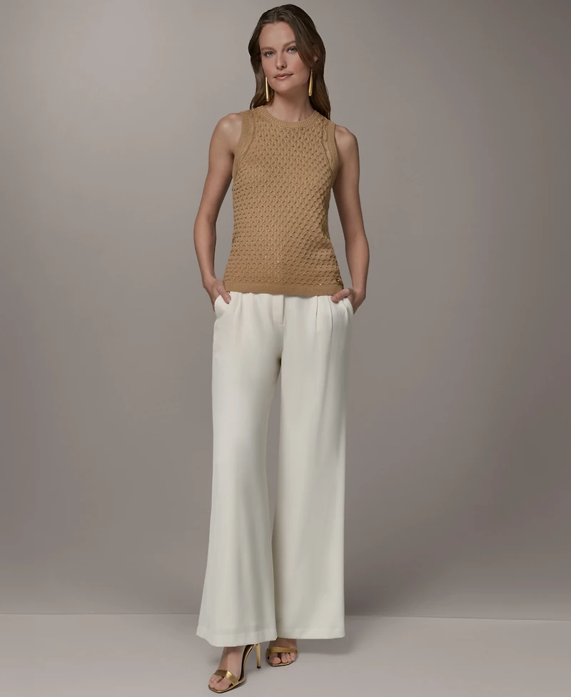 Donna Karan New York Women's Crewneck Knit Sweater Top