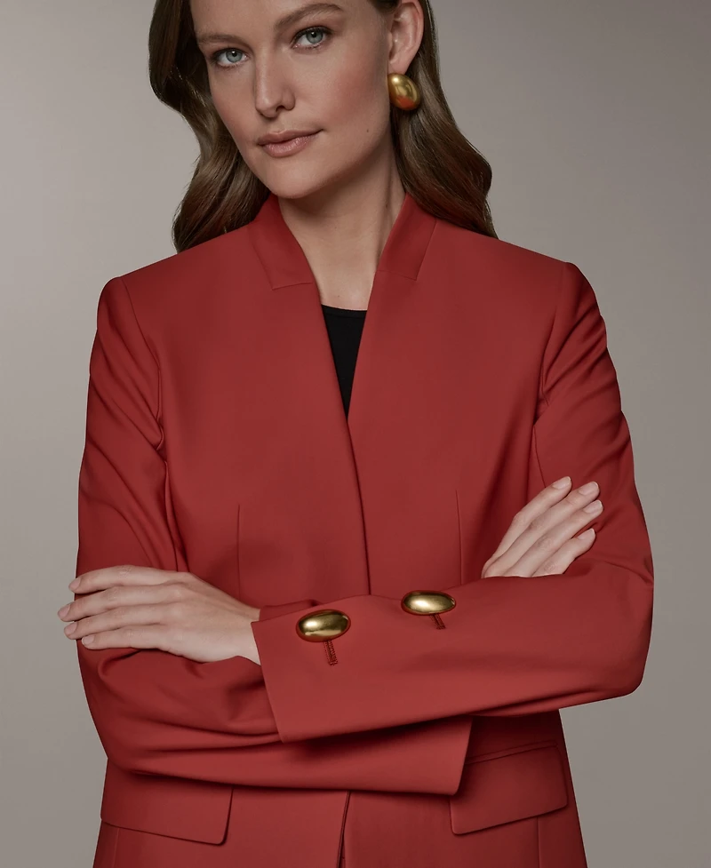 Donna Karan New York Women's Collarless Blazer
