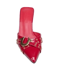 True Religion Womens Doll Metal Logo Heel