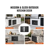Sugift Bbq Access Door 30W x 21H in Double Cold Plate Flush Mount Outdoor