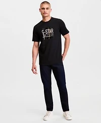 G Star Raw Mens Slim Fit Jeans District Graphic T Shirt