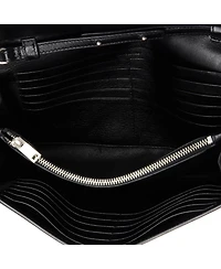 Pre-Owned Saint Laurent Classic Monogram Wallet on Chain Studded Leather