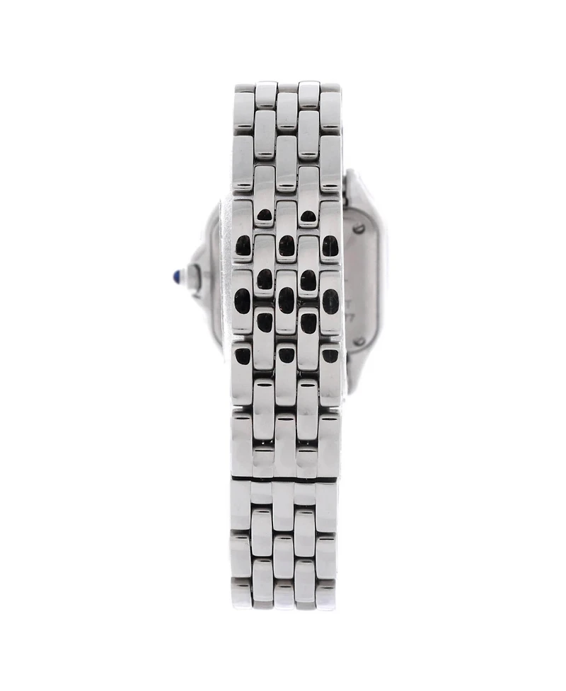 Pre-Owned Cartier Panthere de Cartier Quartz Watch in Stainless Steel with Diamond Bezel 22mm