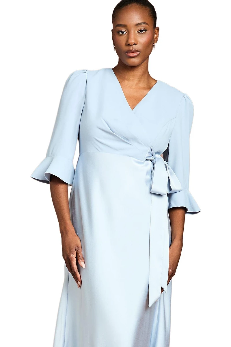 Coast Women's Satin Back Crepe Wrap Dress