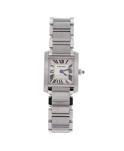 Pre-Owned Cartier Tank Francaise Quartz Watch in Stainless Steel 20mm