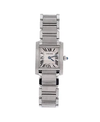 Pre-Owned Cartier Tank Francaise Quartz Watch in Stainless Steel 20mm