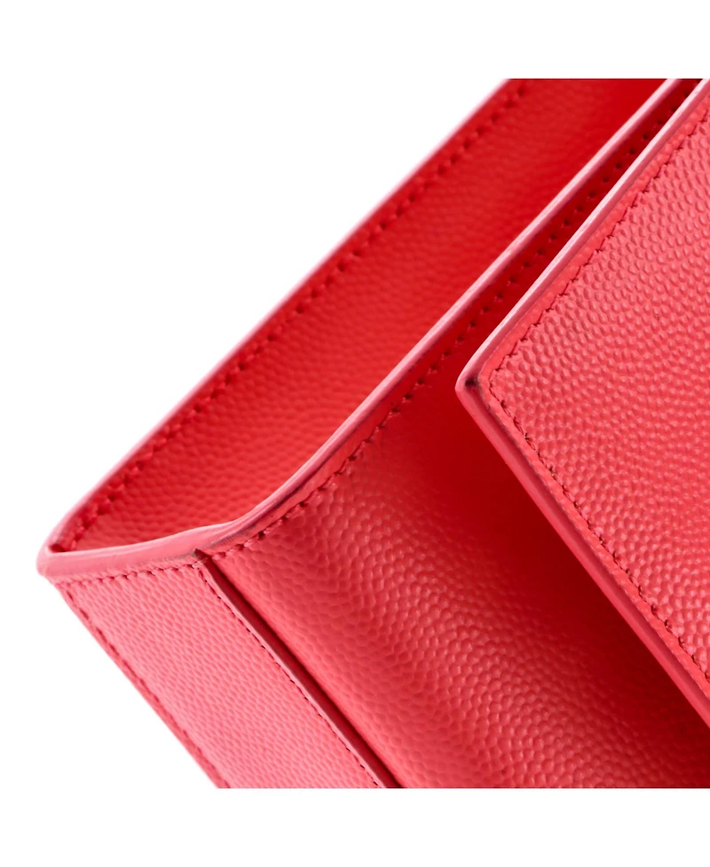 Pre-Owned Saint Laurent Medium Classic Monogram Crossbody Bag Grainy Leather