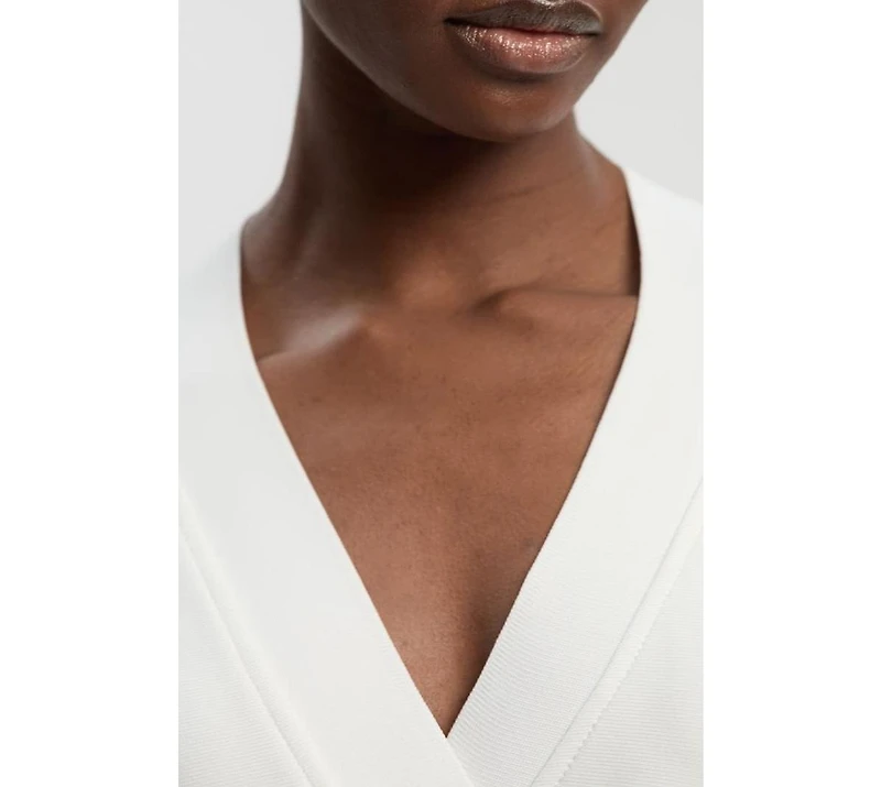 Karen Millen Women's Bandage Zip Detail Midi Dress