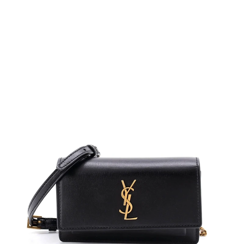 Pre-Owned Saint Laurent Baby Sunset Belt Bag Leather