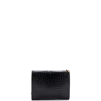 Pre-Owned Saint Laurent Small Cassandra Chain Shoulder Bag Embossed Leather