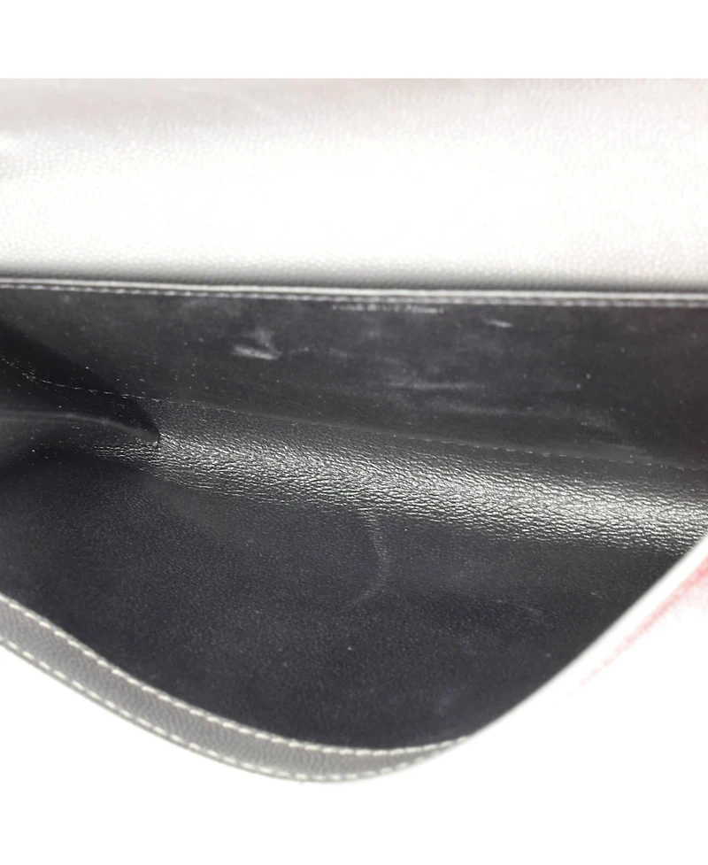 Pre-Owned Saint Laurent Uptown Chain Wallet Leather