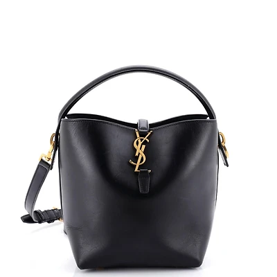 Pre-Owned Saint Laurent Le 37 Bucket Bag Leather