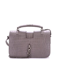 Pre-Owned Saint Laurent Medium Charlotte Messenger Bag Embossed Leather