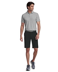 Pga Tour Men's Energized Geo Print Golf Polo Shirt