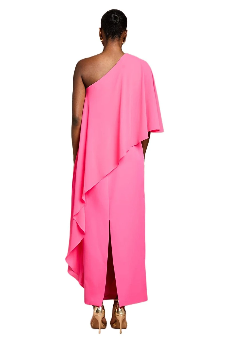 Coast Women's Chiffon Cape Crepe Pencil Dress