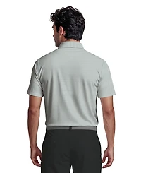 Pga Tour Men's Feeder Stripe Golf Polo Shirt