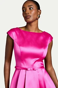 Coast Women's Twill Hi-lo Midi Dress