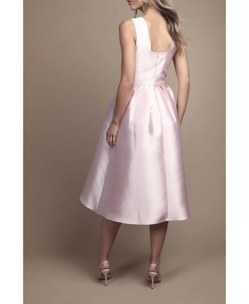 Coast Women's Structured Twill Midi Bridesmaid Dress