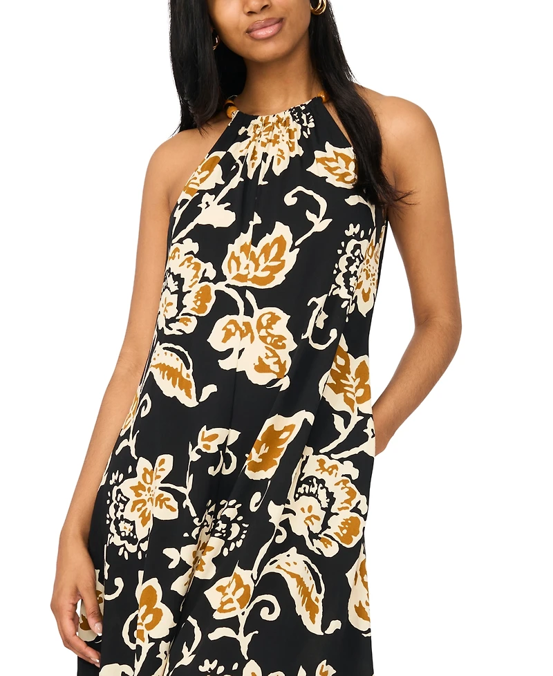 Msk Women's Halter Neck Jumpsuit