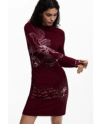 Desigual Women's Printed Long-Sleeve Dress