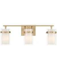 Possini Euro Design Possini Euro Lucia 22" Wide Soft 3-Light Bath Light