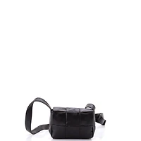 Pre-Owned Bottega Veneta Candy Cassette Crossbody Bag Maxi Intrecciato Leather