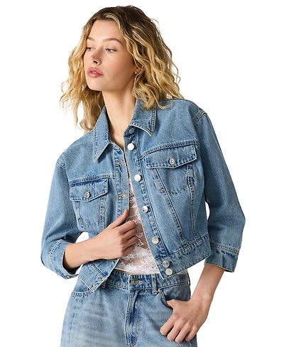 Steve Madden Women's Collared Neck Jacket