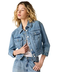 Steve Madden Women's Collared Neck Jacket