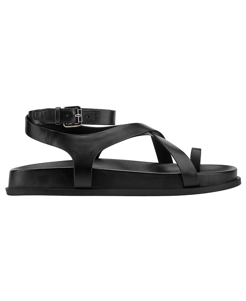 Marc Fisher Ltd Women's Bevy Strappy Flat Sandals