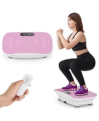 Sugift 20 in Quiet-Motor Vibration Plate for Home Fitness Routines