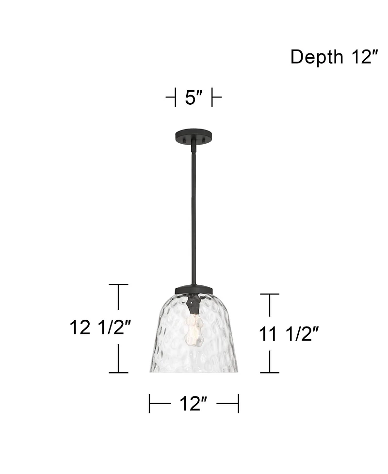 Possini Euro Design Possini Euro Harper Water Glass Mini-Pendant Light