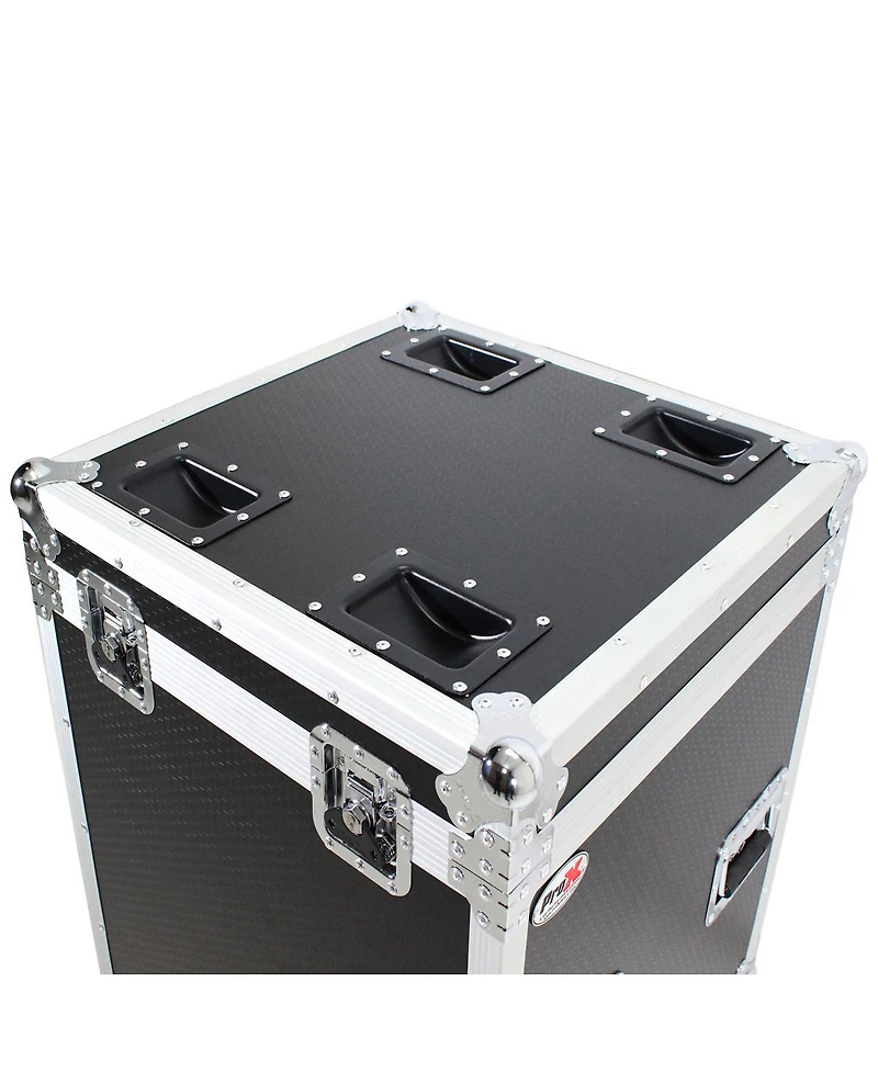 ProX Xs-UTL4 Half Trunk Utility Flight Case with Caster Dish and Wheels, Medium