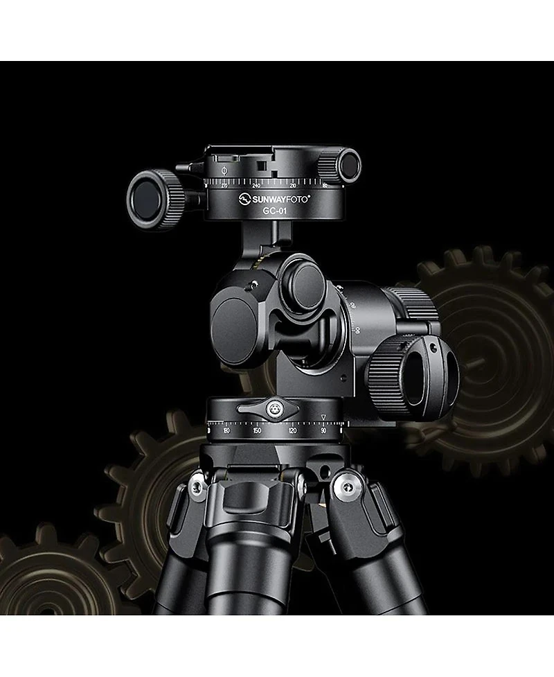SunwayFoto Gh-proii+ Innovative Geared Head with Gc-01 Clamp