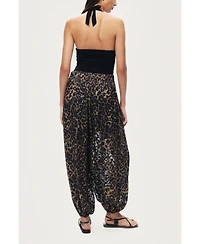 Nocturne Women's Printed Relaxed Balloon Leg Pants