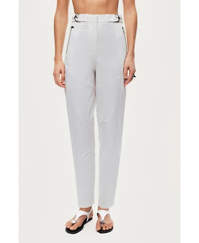 Nocturne Women's High-Waist Tailored Tapered Pants