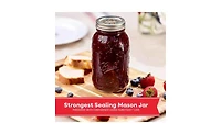 Ball Americana Glass Mason Jars, Regular Mouth, Pint (16 oz), Pack of 8