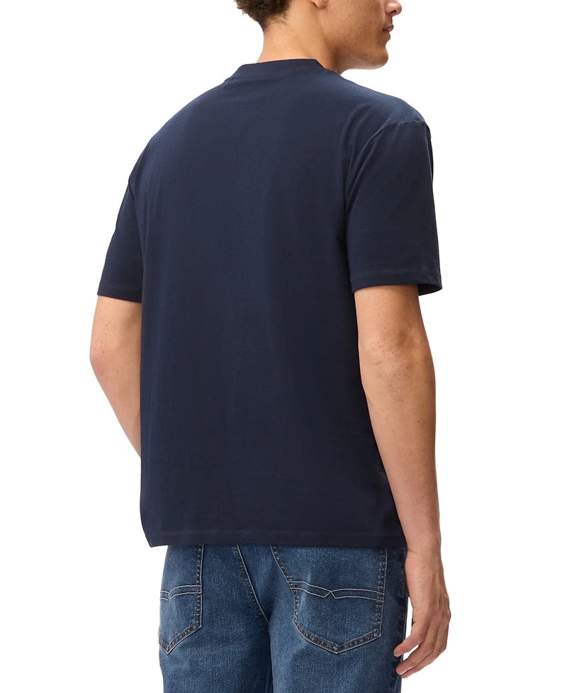 Buffalo David Bitton Men's Navi Graphic T-shirt