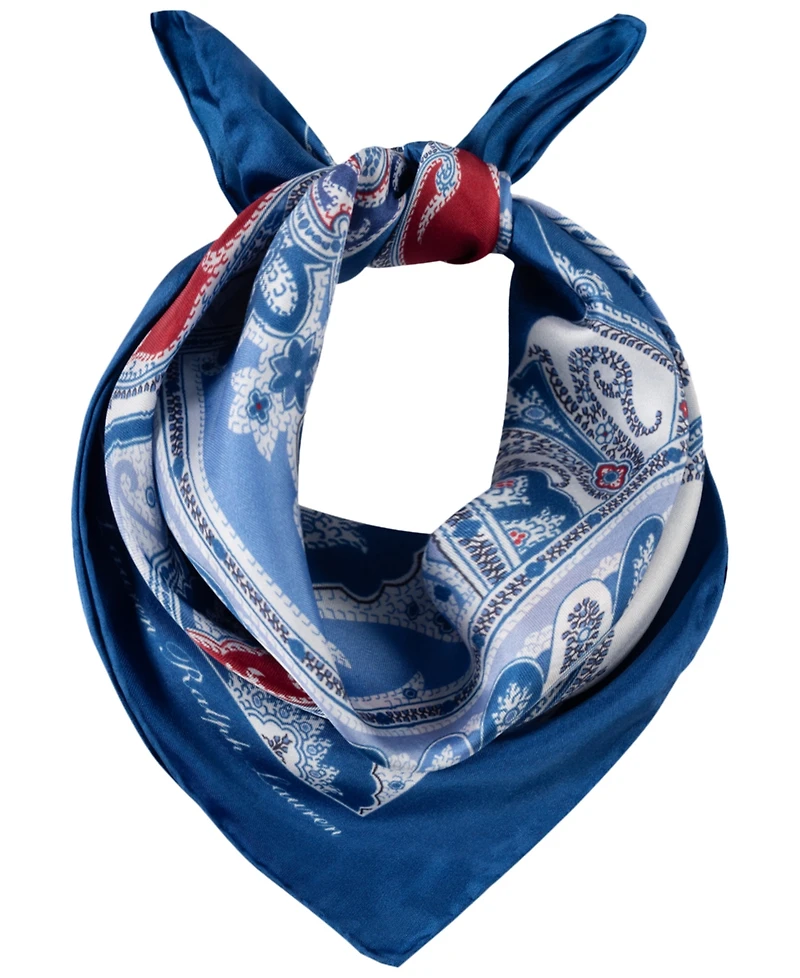 Lauren Ralph Paisley Small Square Scarf