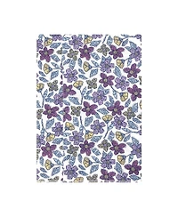 Hudson Baby Girl Cotton Poly Flannel Burp Cloths 7-Pack, Begonia Pink Floral, One Size