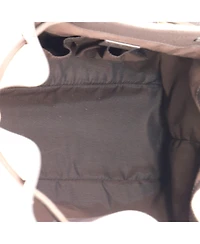 Pre-Owned Gucci Medium Drawstring Backpack Gg Canvas