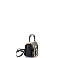 Pre-Owned Gucci Small Blondie Nm Chain Top Handle Bag Leather