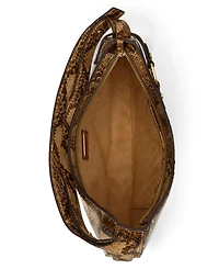 Lauren Ralph Lauren Tasha Embossed Leather Medium Shoulder Handbag