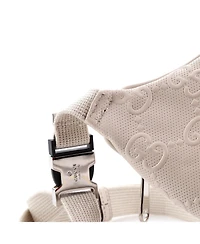 Pre-Owned Gucci Small Belt Bag Gg Embossed Perforated Leather