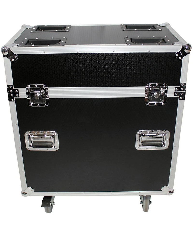 ProX Xs-6XBP2424 Ata-300 Style Flight Road Case with Casters, Holds 6 Pieces 24"x24" Aluminum Base Plates