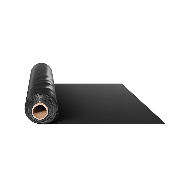 Sugift 10 x 100 feet 6 Mil Heavy Duty Plastic Sheeting Roll Vapor Barrier