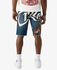True Religion Men's 12" Straight-Fit Shorts