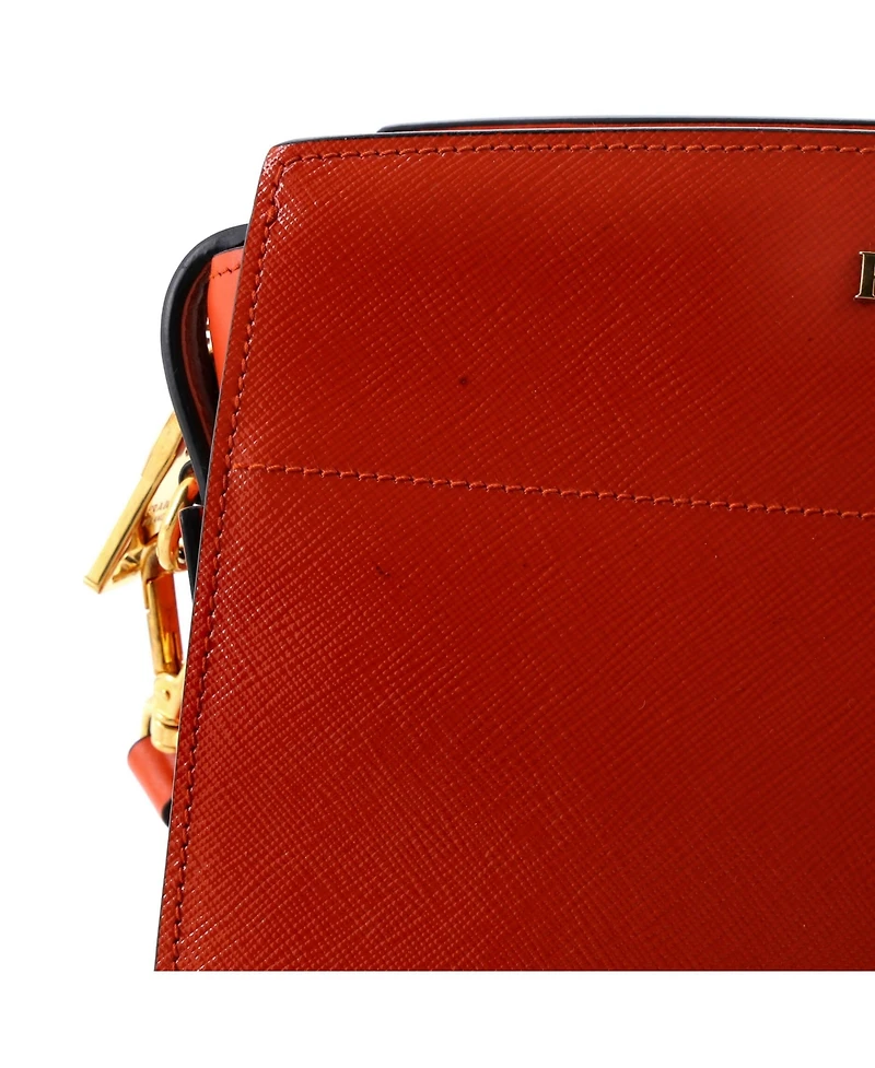 Pre-Owned Prada Bibliotheque Crossbody Saffiano Leather