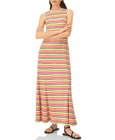 Ivonne Women's Sleeveless Striped Knit Maxi Dress